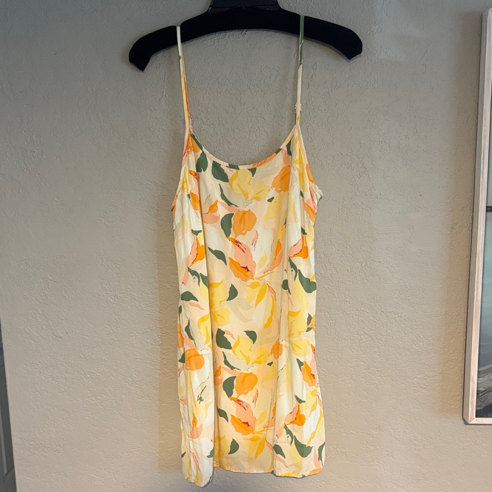 Rhythm Yellow Floral Dress